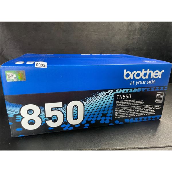 1 Brother Genuine TN850 Toner Printer Cartridge - Brand New Sealed!