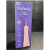 Image 1 : 1 MySmile Portable Water Flosser/Oral Irrigator - Cordless/Rechargeable; Pink - New