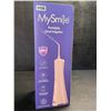 Image 1 : 1 MySmile Portable Water Flosser/Oral Irrigator - Cordless/Rechargeable; Pink - New