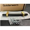Image 5 : 1 GoldenWarm 10-Pack of Black/Gold Cabinet Drawer Pull Handles (5inch Hole Center) - New