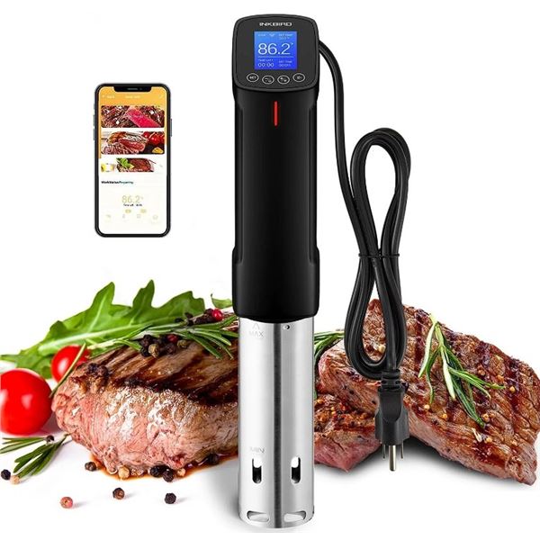 1 Inkbird Smart Home WIFI 1000W Premium Cooking Sous Vide w/ LCD Display - New