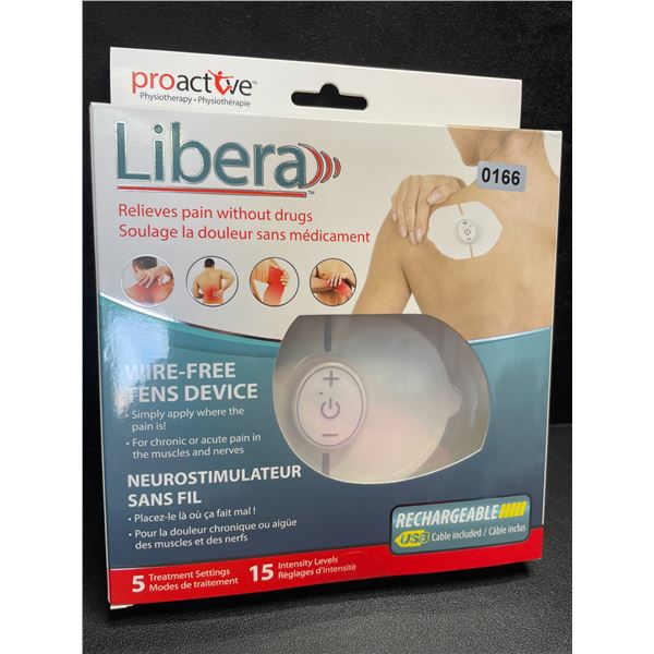 1 ProActive Libera Wire-Free TENS Device for Pain Relieve in Muscles/Nerves - NEW