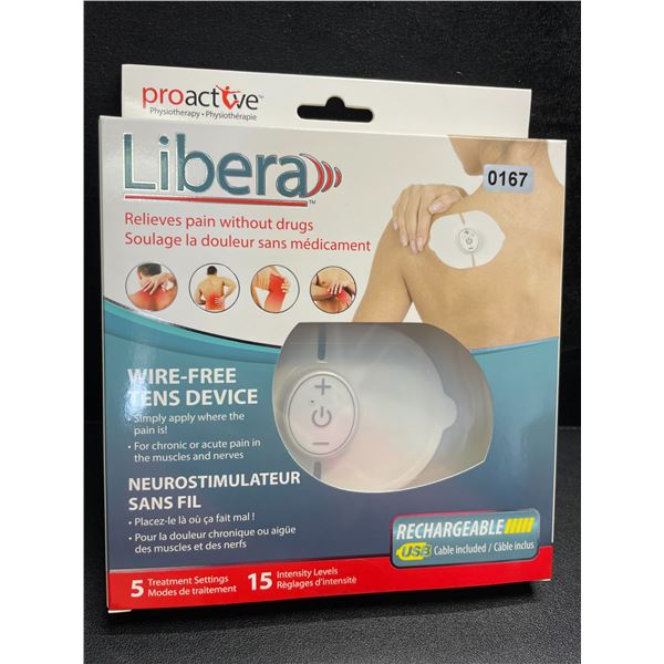 1 ProActive Libera Wire-Free TENS Device for Pain Relieve in Muscles/Nerves - NEW