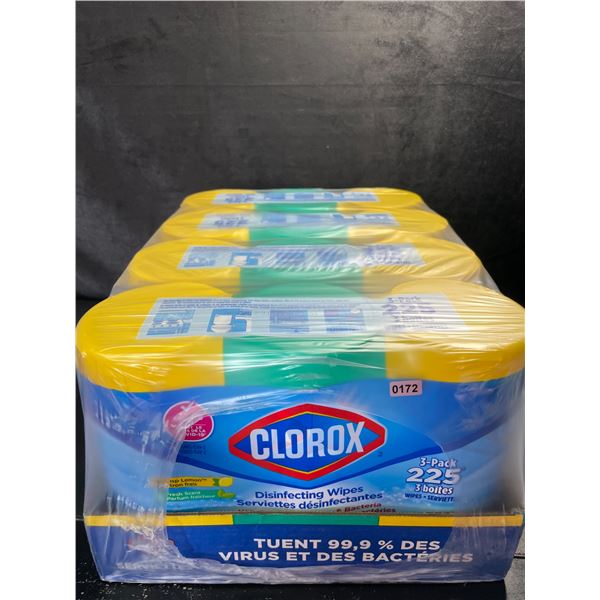 1 Case of Clorox Disinfecting Wipes - 12 Tubs Included! (75 Wipes Each) - New Sealed