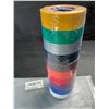 Image 3 : 10-Pack of Assorted Rainbow Electrical Tape - Suitable for Max 600V and 80-Degrees Celsius - New