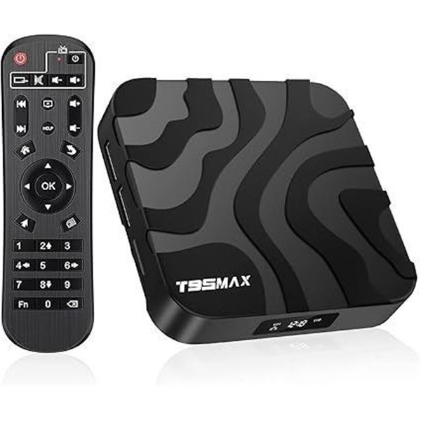 1 Android 12.0 T95MAX TV Box; 2GB RAM 16GB ROM; Dual Wifi 6K Ultra HD Android TV Box - Brand New