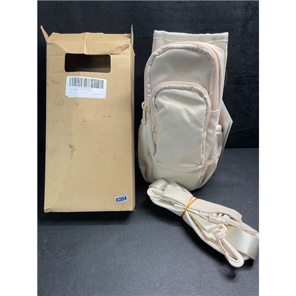 1 Water Bottle Insulated Carry Bag/Sling Bag - For Stanley Mugs, Yeti, etc. - Peach Color - New