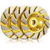 Image 1 : 3PC Diamond Grinding Discs - Brand New