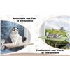 Image 4 : 1 Cat Window Hammock with Fabric Cover - Foldable Design - 19" x 11" - New