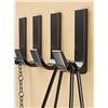 Image 4 : 4 Boxes of Adhesive Wall Hanging Hooks - 4 Per Pack - Black - New