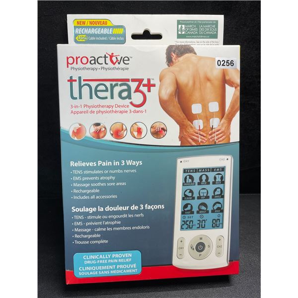 1 Proactive Thera3+ 3-in-1 Physiotherapy Device (TENS/EMS Unit/Massage Device) - BRAND NEW!