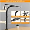 Image 2 : 1 LED Desk Lamp for Home Office - 24W Bright Double-Head Desk Light; 25 Modes - 31inch - New