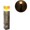 Image 1 : 1 Minecraft Torch Wall Light for Bedroom with 2 Light Modes - Battery Operated - 11.1" Size - New