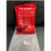 Image 1 : 1 Emergency Fire Blanket  (1m x 1m) - Brand New