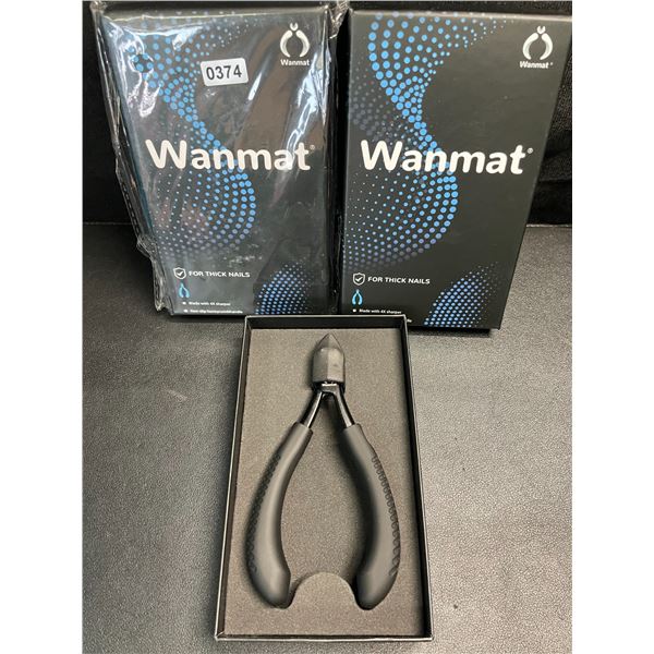 2 Stainless Steel Nail Clipper Sets for Ingrown Nails - Ergonomic Handle/Sharp Blades - New