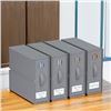 Image 6 : 1 Collapsible Bed Sheet Organizer/Fabric Storage Bin Set for Organizing Bed Sheets - New