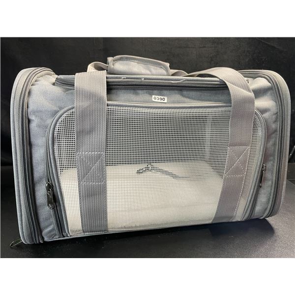 1 Portable Pet Carrier for Small Dogs/Cats - (16" x 10" Size); Collapsible Design - Brand New!