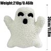 Image 3 : 1 Cute Ghost Pillow Plush - 12inch Size - Spooky Ghost Decor Pillow - New Sealed