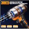 Image 3 : 1 Adedad 1/2" 20V High Torque Cordless Impact Wrench with 2 Batteries - New Sealed! (Model: PL12W)