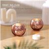 Image 2 : Box of 12 Rose Gold Candle Holders/Decorative Candle Holders - New in Box