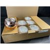 Image 4 : Box of 12 Rose Gold Candle Holders/Decorative Candle Holders - New in Box