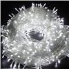 Image 2 : 1 Box of LED Fairy String Lights/Outdoor Decor Lights - 66FT, 200 LED w/ Controller - White - New