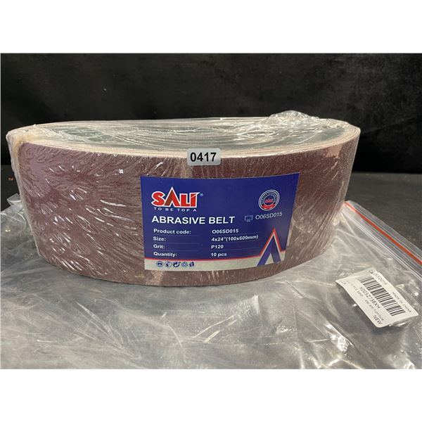 1 Pack of Sanding Belts - 10PCS - 4" x 24" Size - New