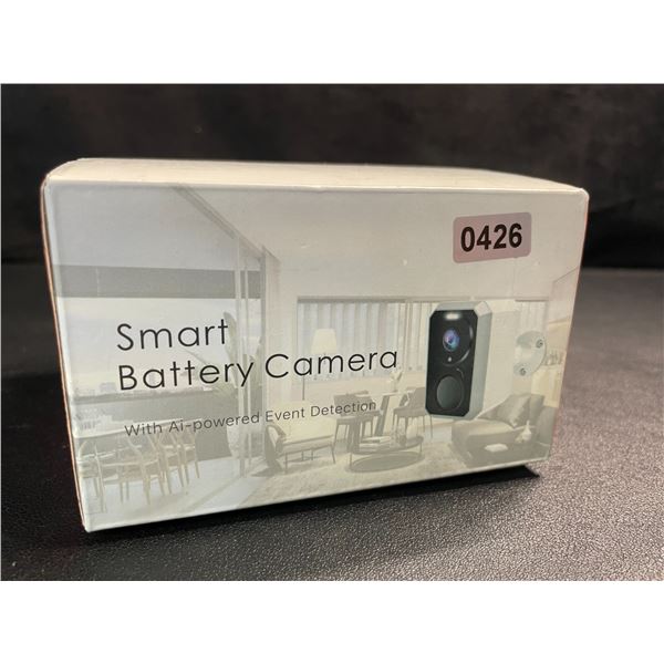 1 Smart Battery Camera; 2K Home Security Camera for Outdoors/Indoors - New