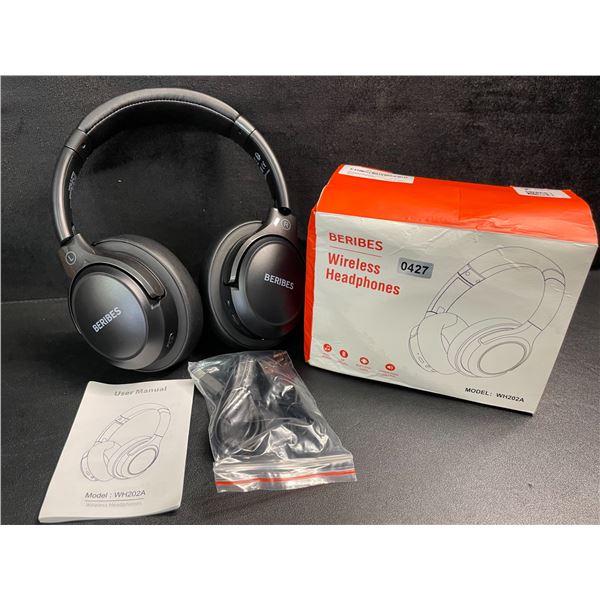 1 Beribes Wireless Over-Ear Bluetooth Headphones w/ Long 65Hr Music/Talk Time - New