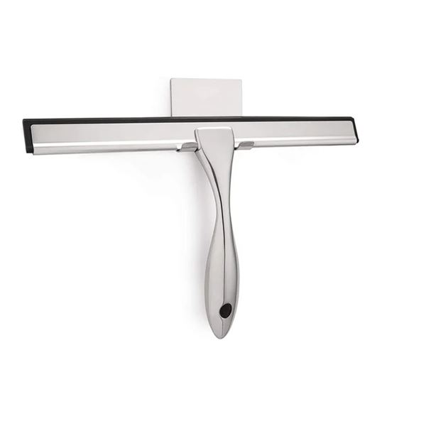 2 All-Purpose Shower Squeegees - 10-inch - Stainless Steel - New