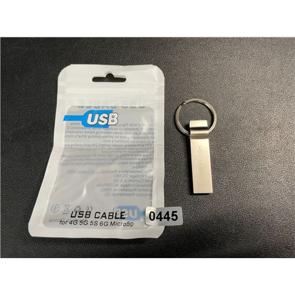 1 2TB Portable USB Flash Drive/Keychain USB Storage Drive - New