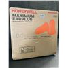 Image 1 : 1 Box of Honeywell Maximum Foam Earplugs - 200 Pairs in Box - New