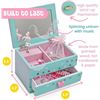 Image 5 : 1 Unicorn Musical Jewelry Box for Girls with Unicorn Charm Bracelet (Gift Set) - Brand New