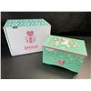 Image 2 : 1 Unicorn Musical Jewelry Box for Girls with Unicorn Charm Bracelet (Gift Set) - Brand New