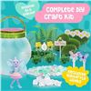 Image 3 : 1 DIY Light-Up Fairy Garden Terrarium Kit for Kids - Brand New!