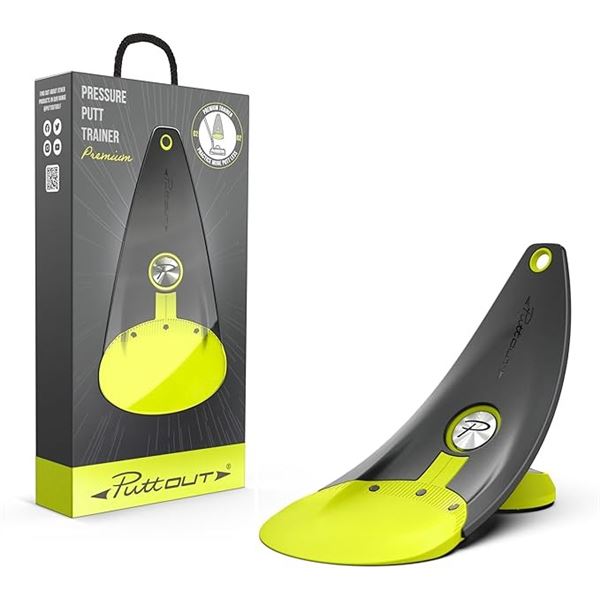 1 PuttOUT Premium Pressure Putt Trainer - Perfect Your Golf Putting! - New