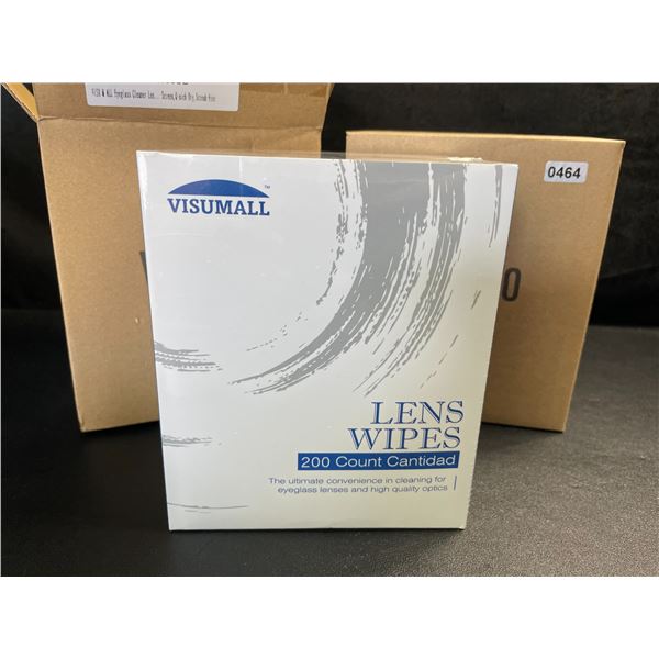 2 Boxes of Lens Cleaning Wipes - 200 Count Each - New Sealed