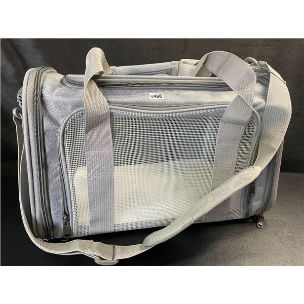 1 Portable Pet Carrier for Small Dogs/Cats - (16" x 10" Size); Collapsible Design - Brand New!