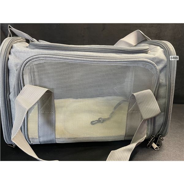 1 Portable Pet Carrier for Small Dogs/Cats - (16" x 10" Size); Collapsible Design - Brand New!