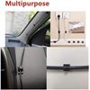 Image 2 : 4 Packs of Cable Clips - 40PCS Per Box - Cord Management Clips - New