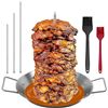 Image 1 : 1 Vertical BBQ Rack/Skewer Stand Kit for Grilling Meat - Brand New!