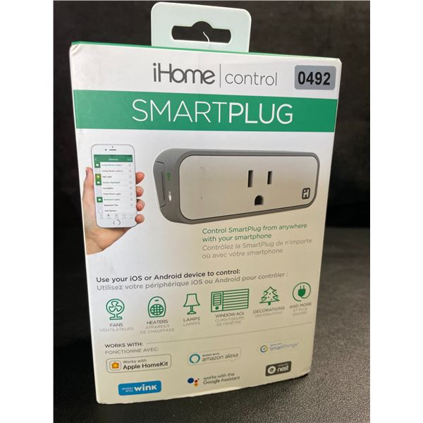 1 iHome Control SmartPlug - Control Plug from Anywhere via Smartphone! - New