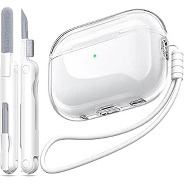 6 Shockproof Case Sets for Airpod Pro 2nd Gen - Transparent Design - New