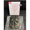 Image 2 : 1 Set of Gold/Black Pikachu Pokemon Design Joycon Controllers for Nintendo Switch - New
