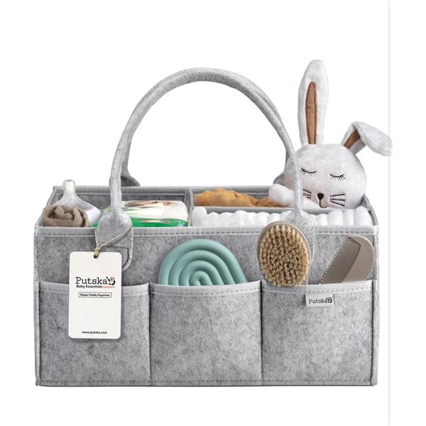 1 Putska Baby Essentials Diaper Caddy Organizer - New
