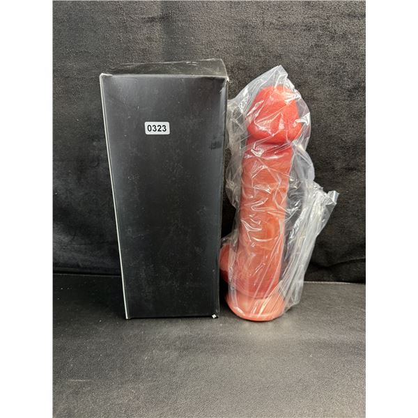 1 Realistic 9.5inch Hands-free Silicone Dildo - Lifelike Body-Safe - New