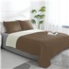 Image 1 : 1 Easy-going King Size Camel/Ivory Colour Quilt Bedding - New