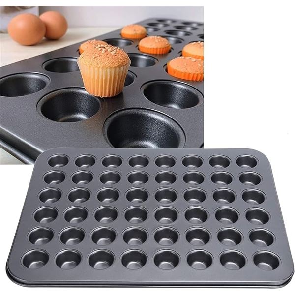2 Non-Stick Mini Muffin Pans/Cupcake Pans - 48 Cups Each (16 x 12.7") - Brand New!