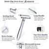 Image 5 : 1 Baili Retro Long Handle Double Edge Safety Razor/Wet Shaving Kit - Brand New
