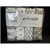Image 2 : 1 4-Pack of CuddleBug Premium Muslin Baby Swaddle Wraps - New